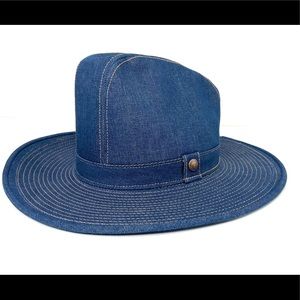 VTG Levi’s Denim 70s cowboy hat 7 1/2